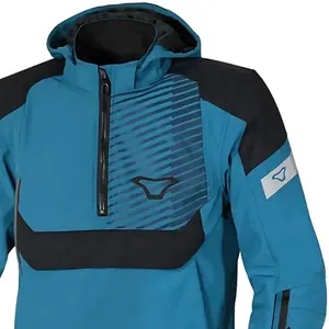 Jaqueta Macna Traffiq - Preto/Azul (Impermeável)