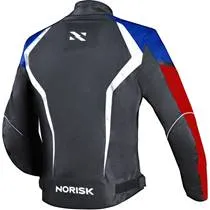Jaqueta Norisk NR-01 Preto/Azul/Vermelho