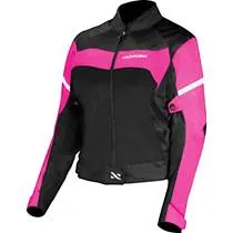 Jaqueta Norisk NR-02 Lady Feminina Preto/Rosa (Ventilada)