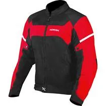 Jaqueta Norisk NR-02 Preto/Vermelho (Ventilada)