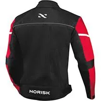 Jaqueta Norisk NR-02 Preto/Vermelho (Ventilada)