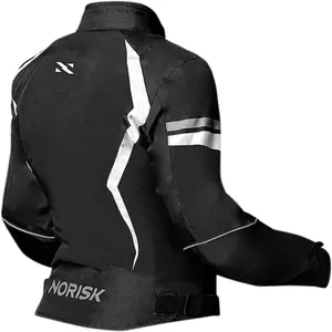 Jaqueta Norisk Tornado Feminina - Preta/Branca (Impermeável)