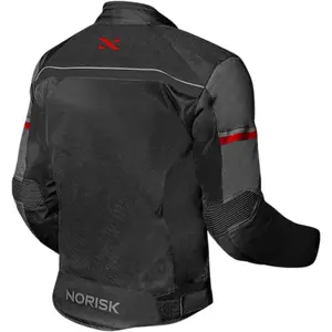 Jaqueta Norisk Trip Air - Preto/Vermelho (Ventilada)