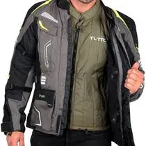 Jaqueta Tutto Moto Everest Long Parka Verde/Preto