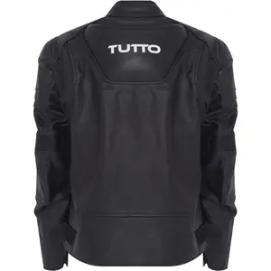 Jaqueta Tutto Moto Rock Couro Preta (com Cupim)