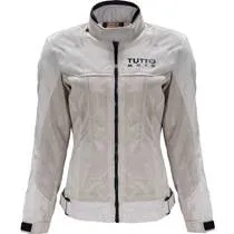 Jaqueta Tutto Moto Sole Feminina Creme (Ventilada)
