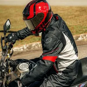 Jaqueta X11 Iron 3 Preta/Cinza/Vermelha