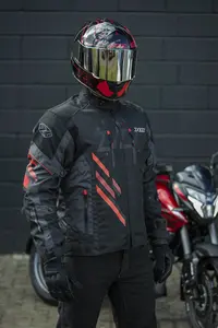 Jaqueta X11 Iron 3 Sporadic Preta/Vermelha