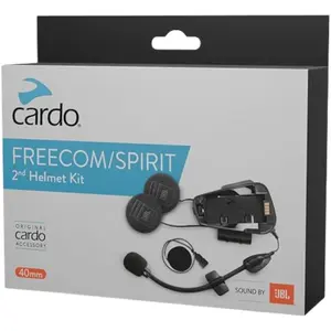Kit Áudio e Microfone Intercomunicador Cardo Freecom/Spirit JBL