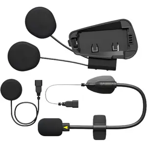 Kit Áudio e Microfone Intercomunicador Cardo Freecom/Spirit