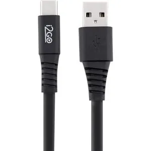 Kit i2GO Basic Carregador De Parede USB 1A + Cabo USB-C 1,2m 2,4A Preto
