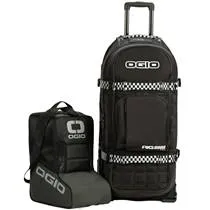 Mala Ogio Rig 9800 Pro Wheeled Bag Fast Times - Preto/Branco