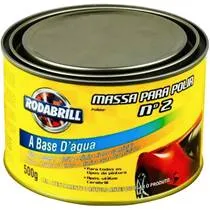 Massa para Polir a Base D'Água nº02 Rodabrill - 500g