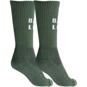 Meia Oakley Bark Crew Sock - Verde