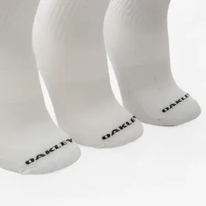 Meia Oakley Essential Crew Sock - Branco (3 Pares)