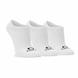 Meia Oakley Essential No Show Sock - Branco (3 Pares)