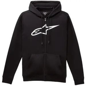 Moletom Alpinestars Ageless Zip V3 Hoodie - Preto/Branco