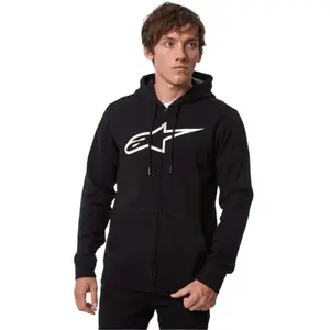 Moletom Alpinestars Ageless Zip V3 Hoodie - Preto/Branco