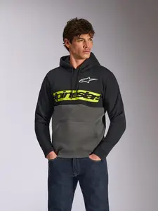 Moletom Alpinestars Parallel Hoodie - Preto/Cinza