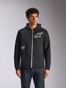 Moletom Alpinestars Transverse Zip Hoodie - Preto
