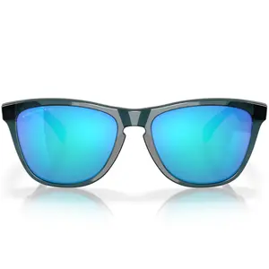Óculos Oakley Frogskins Preto Cristal - com Lente Azul Polarizada (Prizm)