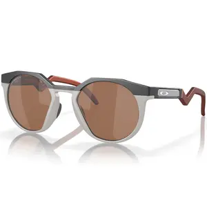 Óculos Oakley HSTN Cinza Fosco - com Lente Marrom (Prizm)