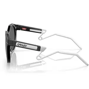 Óculos Oakley HSTN Metal Preto Fosco - com Lente Fumê (Prizm)