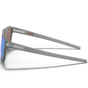 Óculos Oakley Latch Cinza Fosco - com Lente Azul Polarizada (Prizm)