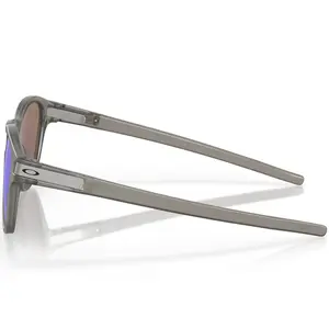 Óculos Oakley Latch Cinza Fosco INK - com Lente Azul Polarizada (Prizm)