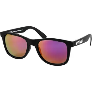Óculos VR46 Speed Preto - com Lente Roxo/Amarelo Espelhada