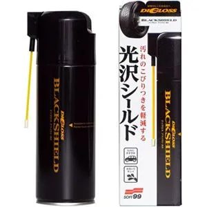 Protetor e Revitalizador de Plásticos e Borracha Soft99 - Digloss Black Shield
