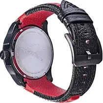 Relógio Alpinestars Tech Watch Preto/Vermelho Couro