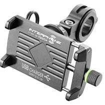 Suporte de Celular Interphone Aluminio c/ carregamento USB (Universal)