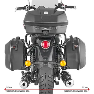 Suporte Lateral Givi Monokey Royal Enfield Super Meteor 650 (apartir de 2023) Preto - PL9058