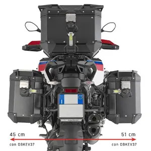 Suporte Lateral Givi Outback BMW R 1300 GS ADV (apartir de 2025) Preto - PLO5146CAM