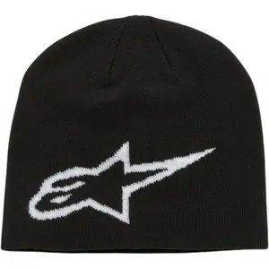Touca de Lã Alpinestars Big Angeles - Preta/Branca