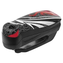 Trava de Disco Abus Detecto 7000 RS1 - Grafismo Flame Preto