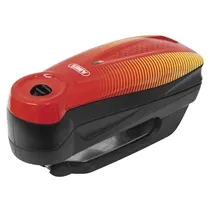 Trava de Disco Abus Detecto 7000 RS1 - Grafismo Sonic Vermelho