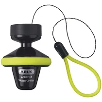 Trava de Disco Abus Granit Victory 68 Amarelo com Cordão
